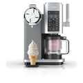 Ninja CREAMi Scoop  Swirl, gelatiera con 2 vasetti, 13 programmi, macchina per gelato, gelato alla spina, gelato artigianale, sorbetto, milkshake, opzione Extra, argento platino, NC701EU