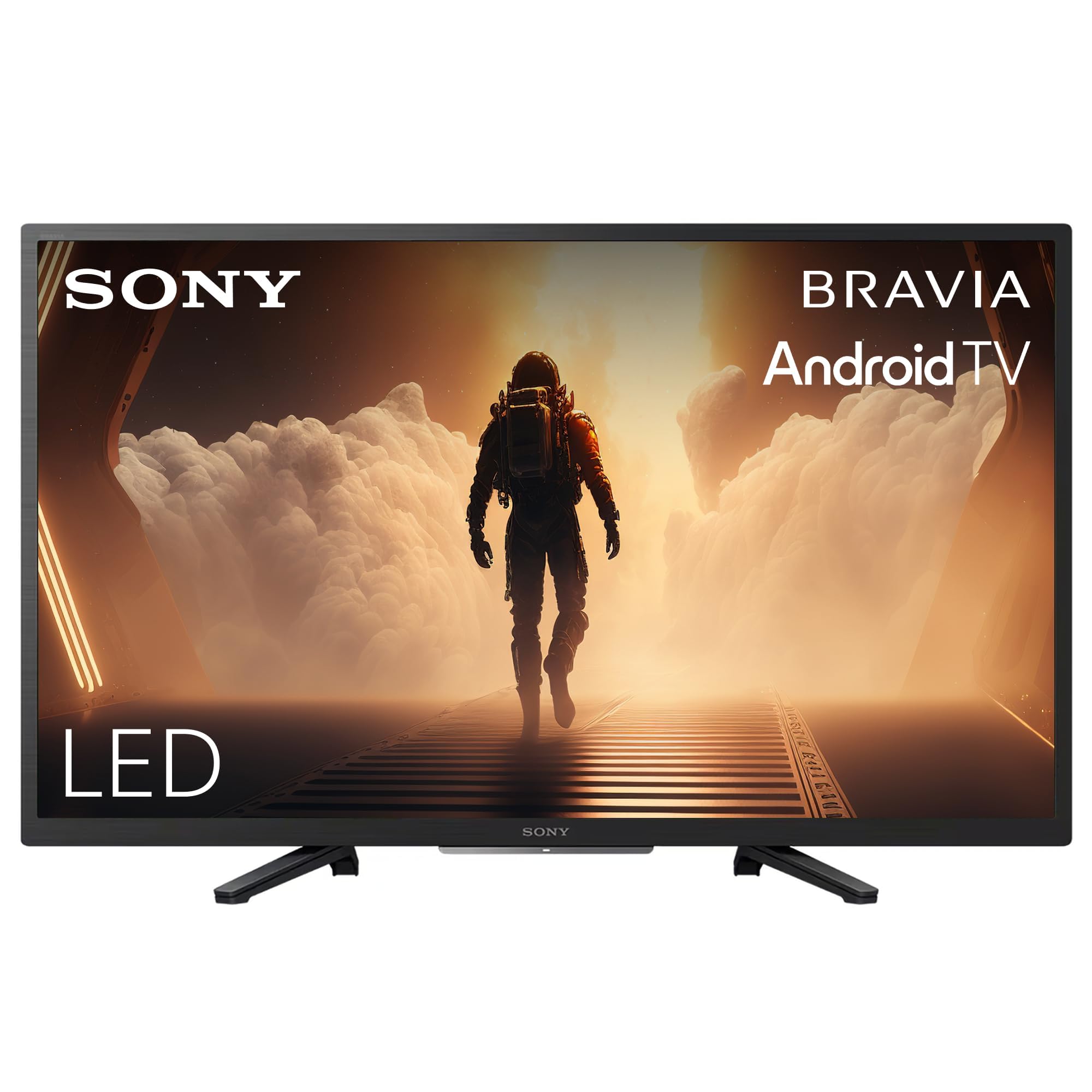 Sony BRAVIA KD-32W800 - Smart TV 32 pollici, HD Ready LED, HDR, Android TV, KD32W800PAEP [Classe di efficienza energetica F]
