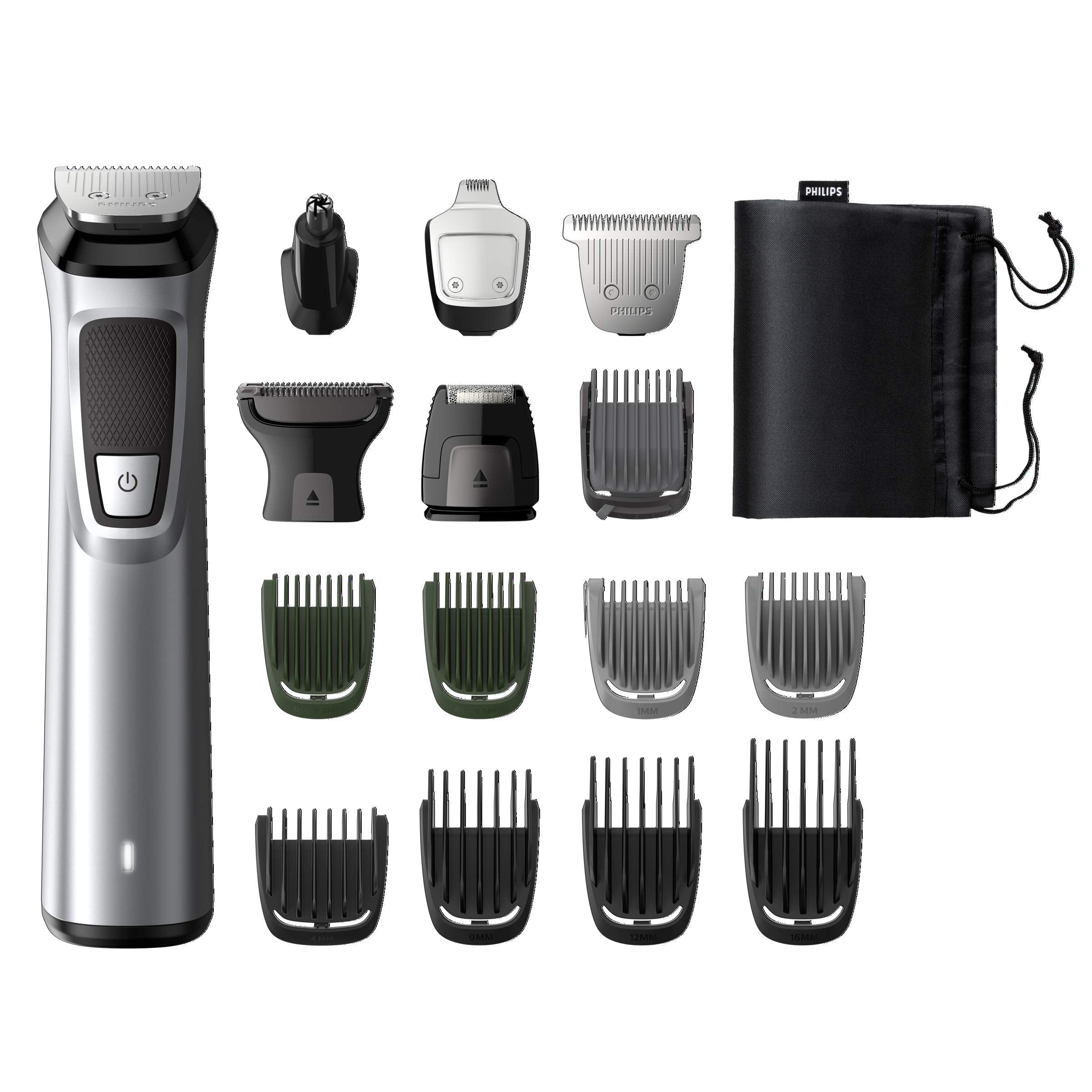 Philips MG7730/15 Serie7000 Grooming Kit, Rifinitore Impermeabile 16in1 per Barba, Capelli e Corpo