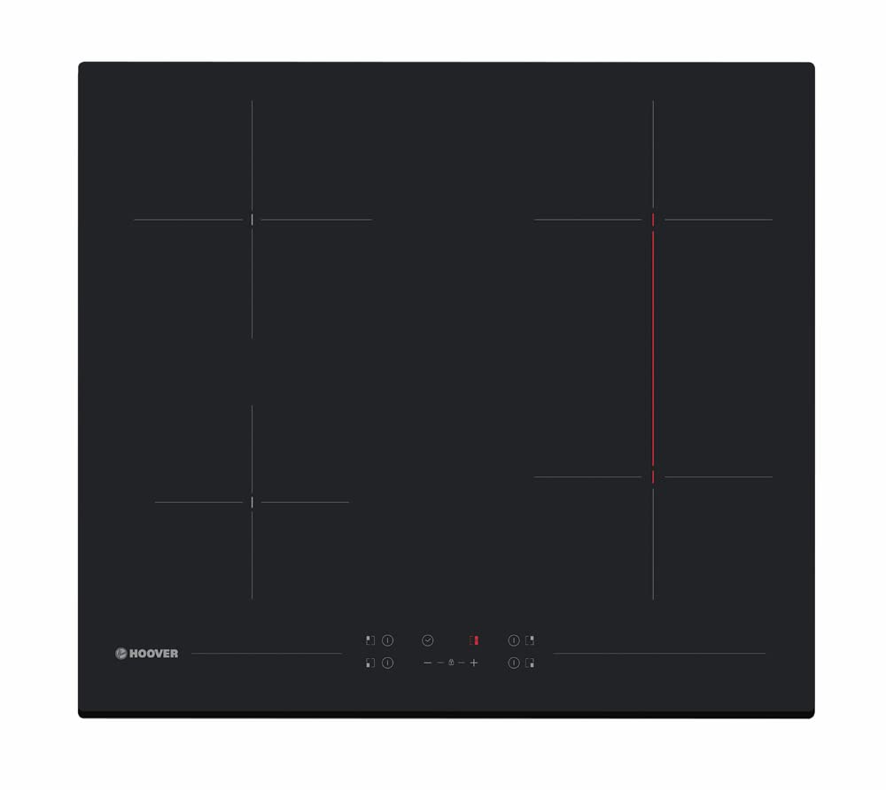 Hoover HH64BV - Piano cottura in ceramica, 59 cm, colore: Nero