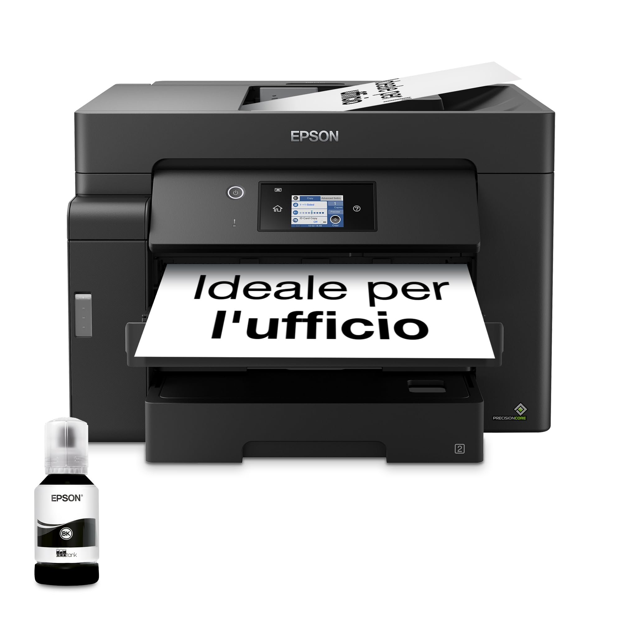 Epson EcoTank ET-M16600 Stampante A3+ Fronte/Retro, Stampa fino a 32 pagine/min Monocromatico, Schermo LCD da 6,8 cm, WiFi