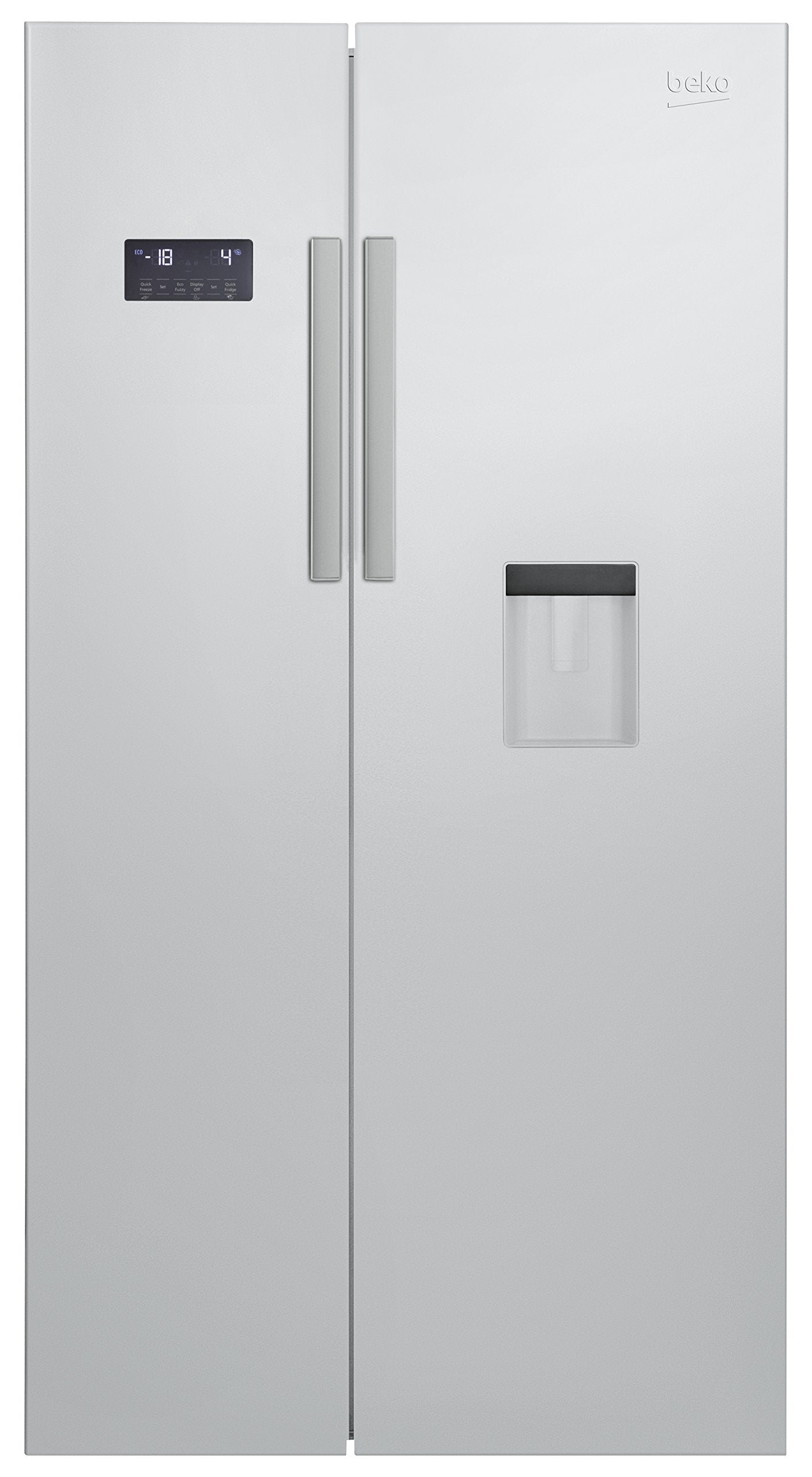 Beko Frigo 630L Argento Metallizzato Senza Gelo Compressore Congelatore Affiancato