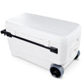 IGLOO Glide 110 Frigorifero con Ruote, 104 L, Bianco