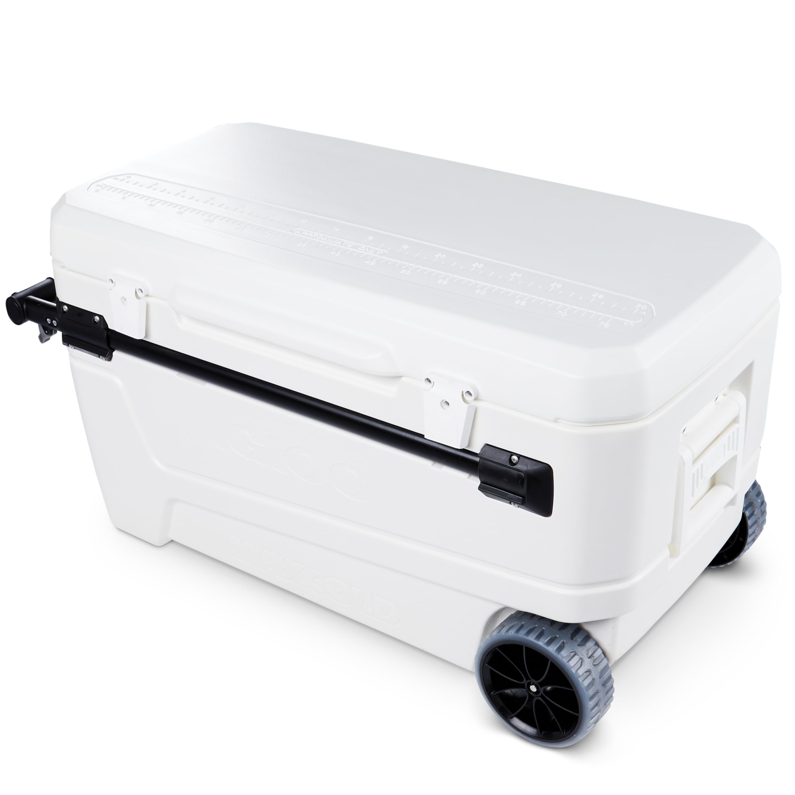 IGLOO Glide 110 Frigorifero con Ruote, 104 L, Bianco