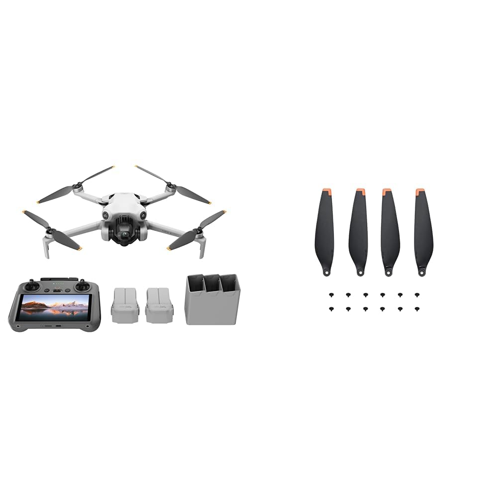 DJI Mini 4 Pro Fly More Combo con telecomando DJI RC 2 ed elica Mini 4 Pro/Mini 3 Pro