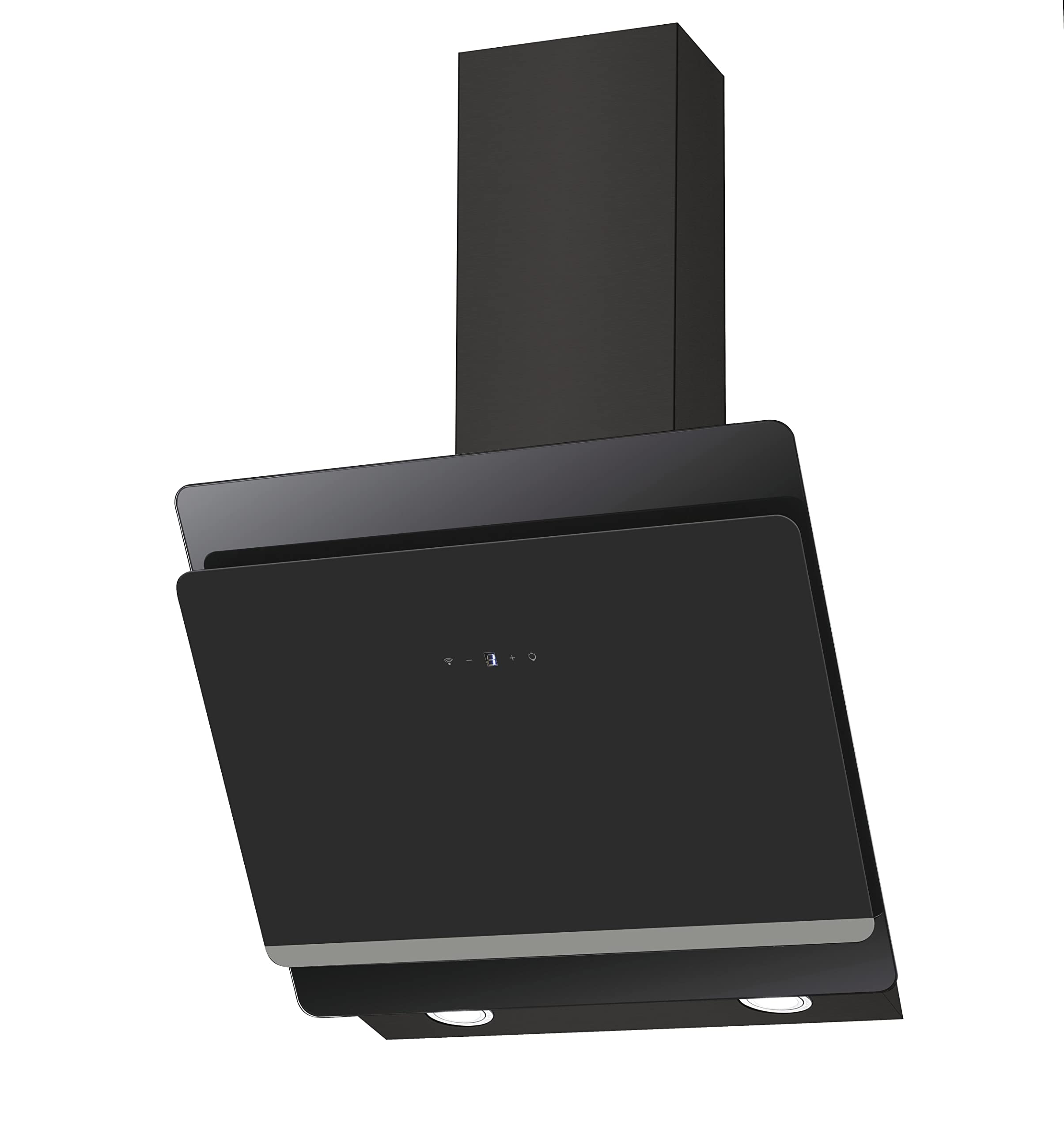 Candy Cappa aspirante CDG6CEBWF DE/larghezza 60 cm/potenza 213 W / 4 livelli di potenza/max. potenza aria: 472 m³/h/scarico  ricircolo/efficienza energetica A/luce LED economica/nero