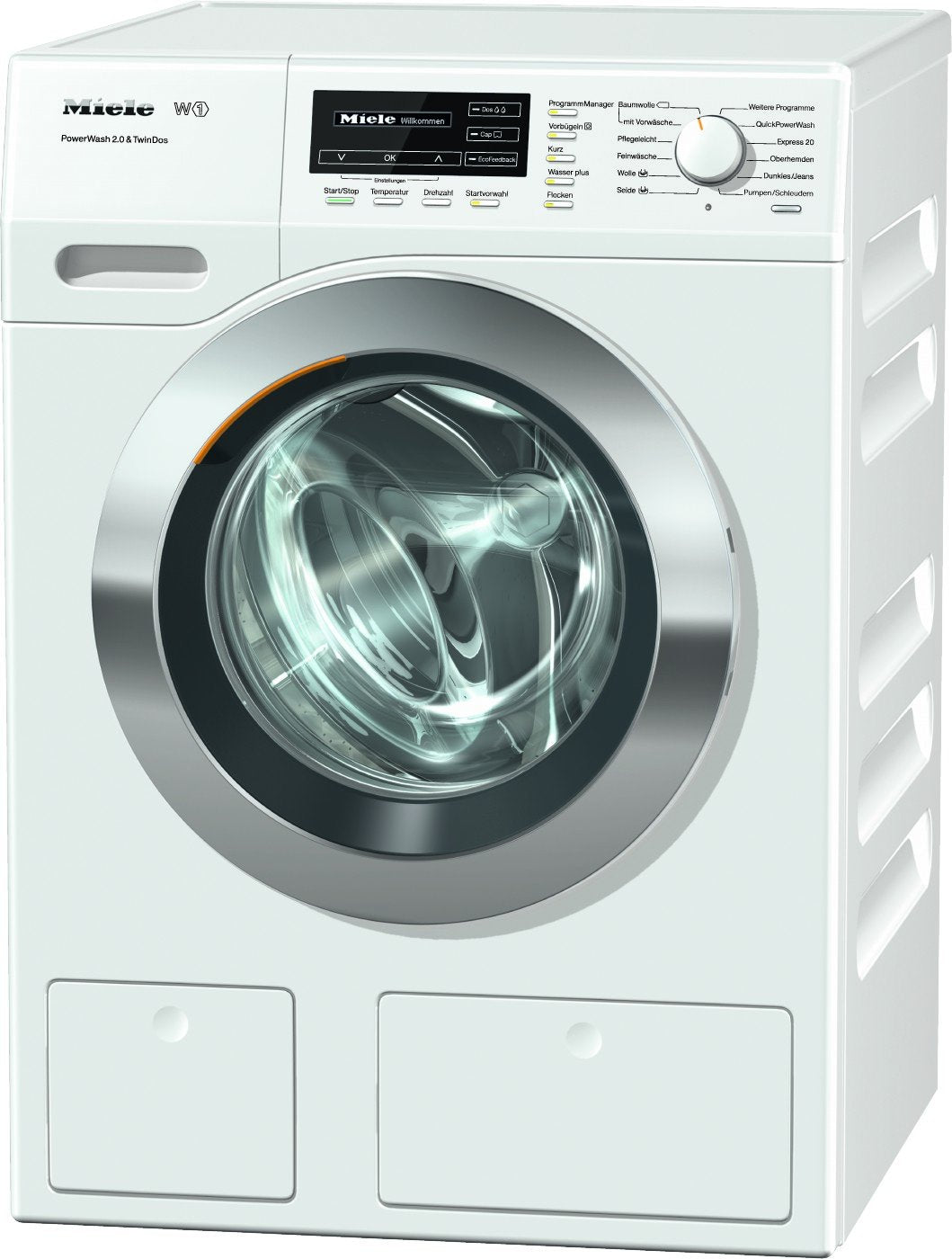 Miele WKH131 WPS PWash 2.0  TDos Libera installazione 8kg 1600RPM A+++ Bianco Front-load