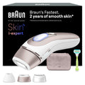 Braun Skin I·Expert Epilatore Luce Pulsata Smart, Epilazione A Casa Tua, Alternativa Al Laser, Con App Gratuita, Custodia, Rasoio Donna Gillette Venus, 3 Testine Per Viso E Corpo, Idea Regalo, PL7253