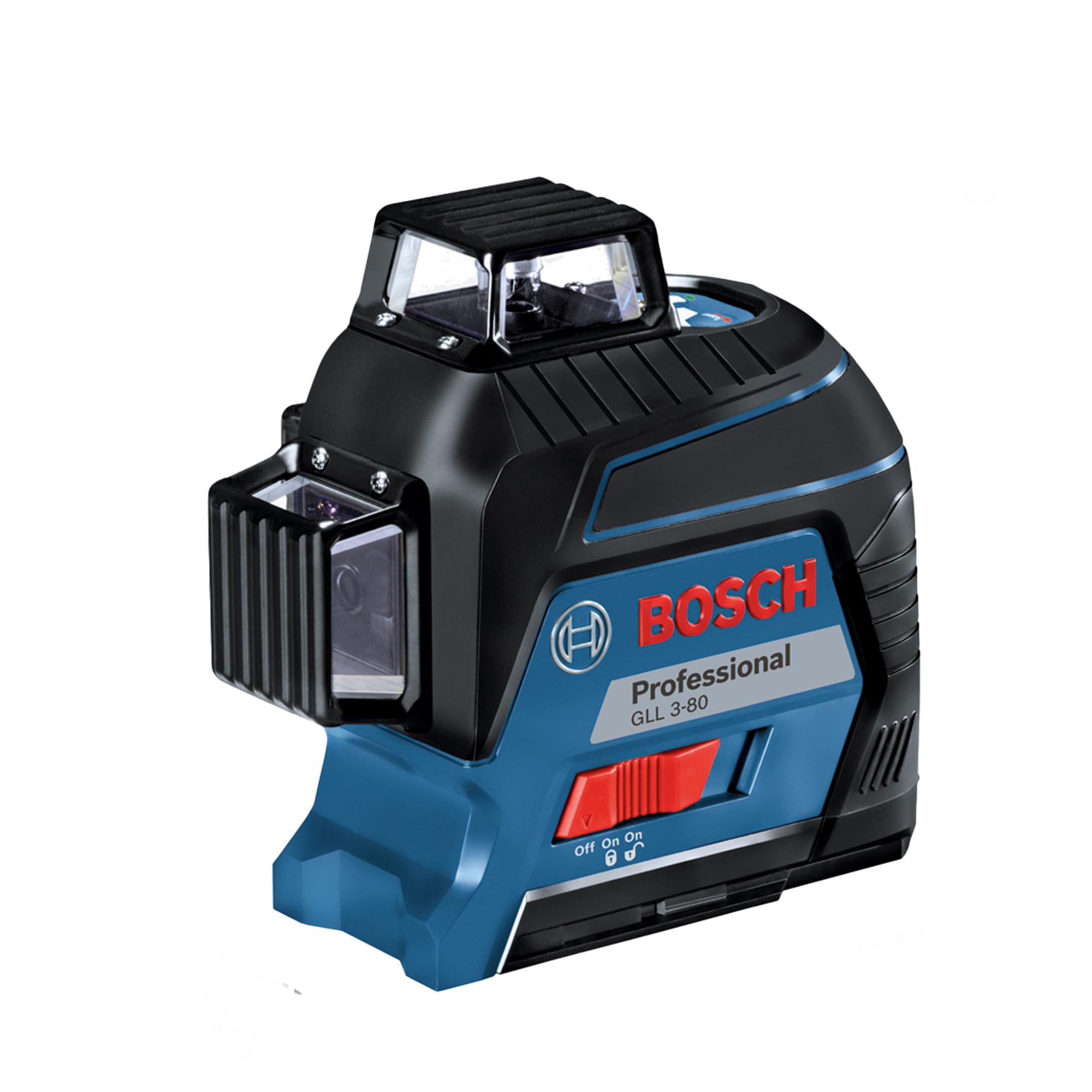 Bosch Professional Livella Laser GLL 3-80 (laser rosso, da interno, raggio d’azione: fino a 30 m, 4 Pile AA, Valigetta)