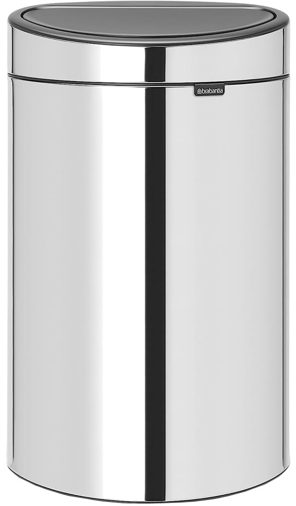 Brabantia Touch Bin New Pattumiera, 40 l, Inox Lucido