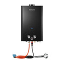 GASLAND Scaldacqua a gas BE422B, per esterni, 16 litri, butano (28-30mbar), propano (37mbar), doccia GPL per campeggio, camper, fienile