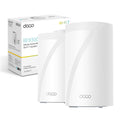 TP-Link WiFi 7 Deco BE65 Pro Router Mesh WiFi,BE 9300Mbps Tri-Band, Canali 320 MHz, 2 Porte 5Gbps, Porta 2,5 Gbps, Alexa, HomeShield,MLO, Funziona con Qualsiasi ISP e Modem, 4 Antenne Interne, 2 Pezzi
