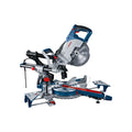 Bosch Professional 0601B19100 Troncatrice Radiale GCM 8 SJL, Ø Lama: 216 mm, Confezione in Cartone, 1600 watts, 220 volts, Blu