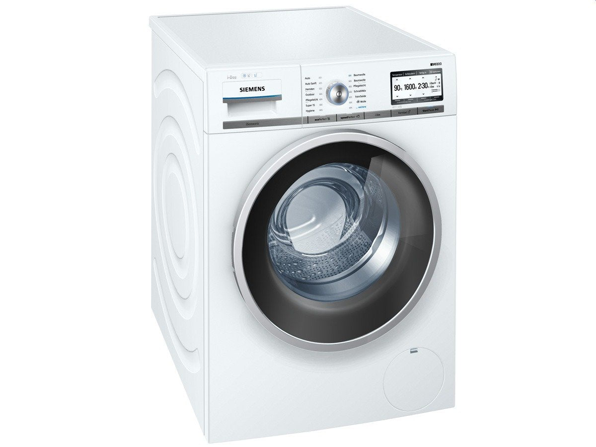 Siemens WM6YH840 Libera installazione Caricamento frontale 8kg 1565RPM A+++ Bianco lavatrice