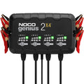 NOCO GENIUS2X4: Caricabatterie Intelligente 8A 4 Canali (2A/Canale) 6V/12V – Mantenitore di Carica e Desolfatatore con Protezione da Sovraccarico e Compensazione Termica – Per Batterie Piombo e Litio