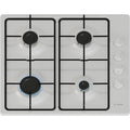 Bosch PBP6B2K80, Serie 2, Piano Gas, 4 Fuochi, 60 cm, Smalto Bianco