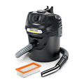 Kärcher AD 2 Battery - Bidone Aspiracenere Portatile, Ignifugo, Filtro Auto-pulente, 230W, Batteria 18V, Contenitore 14L, Giallo/Nero